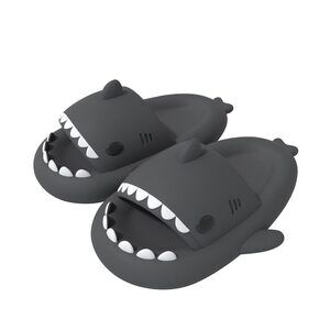 CHAYCHAX BOYS GIRLS CLOUD SHARK SLIDES NOVELTY SANDALS TODDLERS CUTE NON-SLIP BE